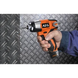 Masina de gaurit si insurubat cu acumulator si impact AEG BSS 12C Li-202C flexmag.md
