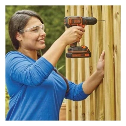 Дрель-шуруповерт ударный аккумуляторный Black+Decker BDCHD18KB flexmag.md