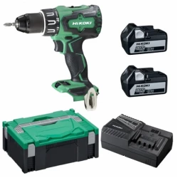 Masina de gaurit si insurubat cu acumulator si impact Hikoki DV18DBSLWFZ flexmag.md