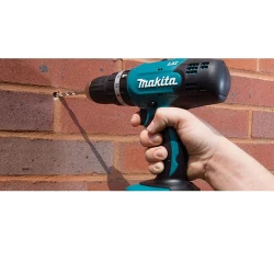 Masina de gaurit si insurubat cu acumulator si impact Makita DHP343SYE flexmag.md