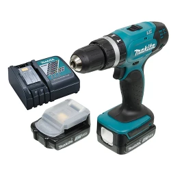 Masina de gaurit si insurubat cu acumulator si impact Makita DHP343SYE flexmag.md