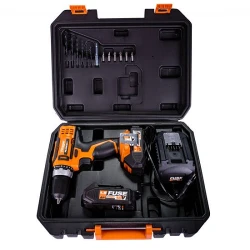 Дрель-шуруповерт аккумуляторный Villager FUSE VLN 3220-2BSC flexmag.md
