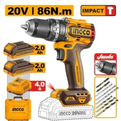 Masina de gaurit si insurubat cu impact pe acumulator Ingco CIDLI208688 flexmag.md