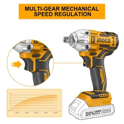 Шуруповерт аккумуляторный ударный Ingco CIWLI2038 flexmag.md