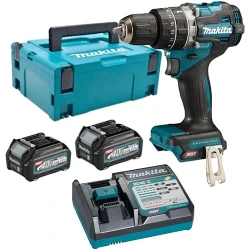 Masina de gaurit si insurubat cu impact pe acumulator Makita HP002GA201 flexmag.md