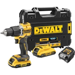 Аккумуляторная ударная дрель-шуруповерт DeWALT DCD100YD2T-QW (2 аккумулятора) flexmag.md
