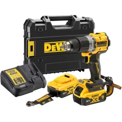 Дрель-шуруповерт аккумуляторный ударный DeWALT DCD805P2LRT-QW (2 аккумулятора) flexmag.md