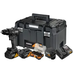 Masina de gaurit si insurubat cu percutie pe acumulator DeWALT DCD86MM2KT-QW flexmag.md