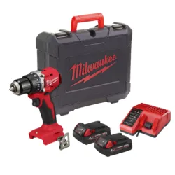Masina de gaurit si insurubat cu percutie pe acumulator Milwaukee M18 BLPDRC-202C flexmag.md