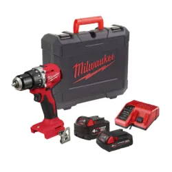 Дрель-шуруповерт аккумуляторный ударный Milwaukee M18 BLPDRC-422C flexmag.md