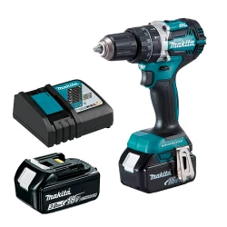 Дрель-шуруповерт аккумуляторный ударный Makita DHP485RFE flexmag.md
