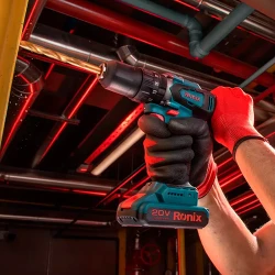 Дрель-шуруповерт на аккумуляторе с ударом Ronix 8900K flexmag.md