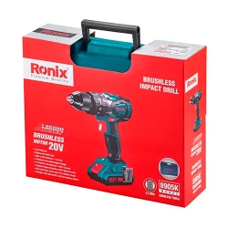 Masina de gaurit si insurubat pe acumulator cu impact Ronix 8905K flexmag.md