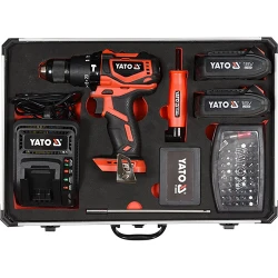 Masina de gaurit si insurubat pe acumulator cu impact Yato YT-44250 flexmag.md