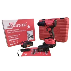 Дрель-шуруповерт аккумуляторный ударный Sarred SR-CID-2101 (2 аккумулятора) flexmag.md