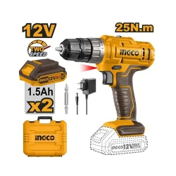 Дрель-шуруповерт аккумуляторный Ingco CDLI1228 flexmag.md