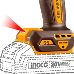 Дрель-шуруповерт аккумуляторный Ingco CDLI205581 (без аккумулятора) flexmag.md