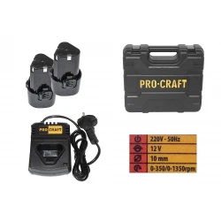 Masina de insurubat cu acumulator Procraft PA12 LiS flexmag.md