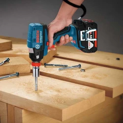 Шуруповерт аккумуляторный ударный Bosch GDX 18 V-EC 2-4 Ач PROF flexmag.md