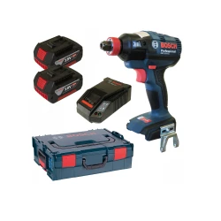 Шуруповерт аккумуляторный ударный Bosch GDX 18 V-EC 2-4 Ач PROF flexmag.md