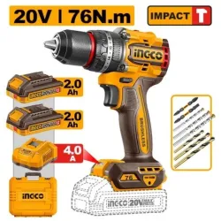 Шуруповёрт аккумуляторный ударный Ingco CIDLI207686 flexmag.md