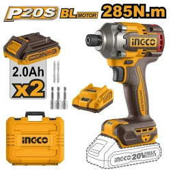 Шуруповерт аккумуляторный ударный Ingco CIRLI2028 flexmag.md
