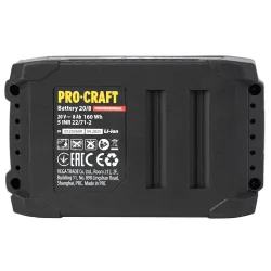 Masina de insurubat cu impact pe acumulator Procraft PWA90 (1 acumulator) flexmag.md