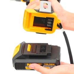 Masina de insurubat cu impact pe acumulator Tolsen 87215 flexmag.md