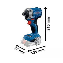 Шуруповерт аккумуляторный ударный Bosch GDR 18V-215 flexmag.md