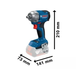Masina de insurubat pe acumulator cu impact Bosch GDS 18V-350 flexmag.md