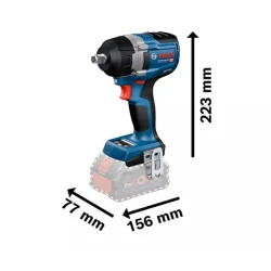 Masina de insurubat pe acumulator cu impact Bosch GDS 18V-750 C (fara acumulator) flexmag.md