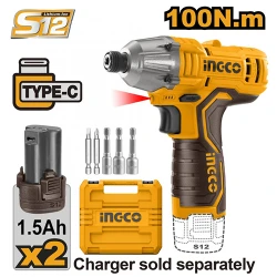 Masina de insurubat pe acumulator cu impact Ingco CIRLI12015 flexmag.md