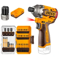 Шуруповерт аккумуляторный ударный Ingco COSLI241083 flexmag.md