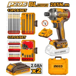 Masina de insurubat pe acumulator cu impact Ingco COSLI250784 flexmag.md