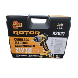 Шуруповерт аккумуляторный ударный Rotor RSD21 flexmag.md