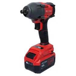 Masina de insurubat pe acumulator cu impact Vector VEB2086 (2 acumulatori) flexmag.md