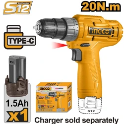 Шуруповерт аккумуляторный Ingco CDLI12428 flexmag.md