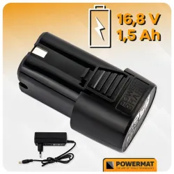Masina de insurubat pe acumulator Powermat PM-WA-16.8V-1.5M flexmag.md