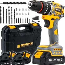 Masina de insurubat pe acumulator Powermat PM-WA-21V-2M (2 acumulatori) flexmag.md