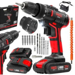 Шуруповерт аккумуляторный Red Technic RTWA0075 flexmag.md