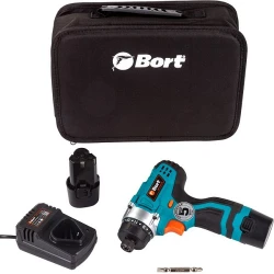 Masina de insurubat si gaurit cu acumulator Bort BAB-12X2LI-FDK flexmag.md