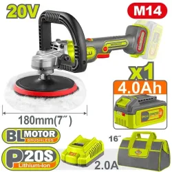 Masina de lustruit pe acumulator Dyllu DTHL1B181 (1 acumulator) flexmag.md