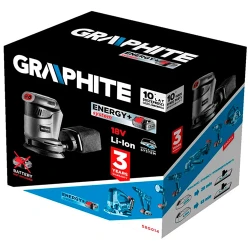 Masina de slefuit excentric cu acumulator Graphite 58G014 flexmag.md