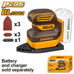 Masina de slefuit pe acumulator Ingco CPSLI2024 (fara acumulator) flexmag.md