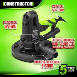 Masina de slefuit pentru pereti Constructor CTPL1220-225 flexmag.md