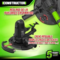 Masina de slefuit pentru pereti Constructor CTPL1220-225 flexmag.md