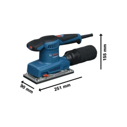Masina de slefuit vibranta Bosch GSS 20-18 A (B0601070101) flexmag.md