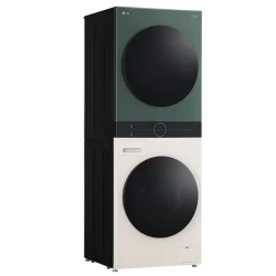Masina de spalat cu uscator LG WT1210EGF, 12kg, Verde - Bej flexmag.md