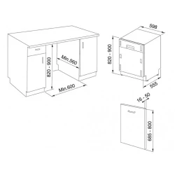 Masina de spalat vase Franke FDW 614 D10P DOS LP C ( 117.0611.675 ) flexmag.md