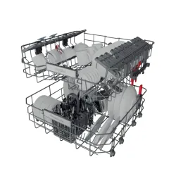 Посудомоечная машина Whirlpool WIO 3T133 PE 6.5 черная flexmag.md
